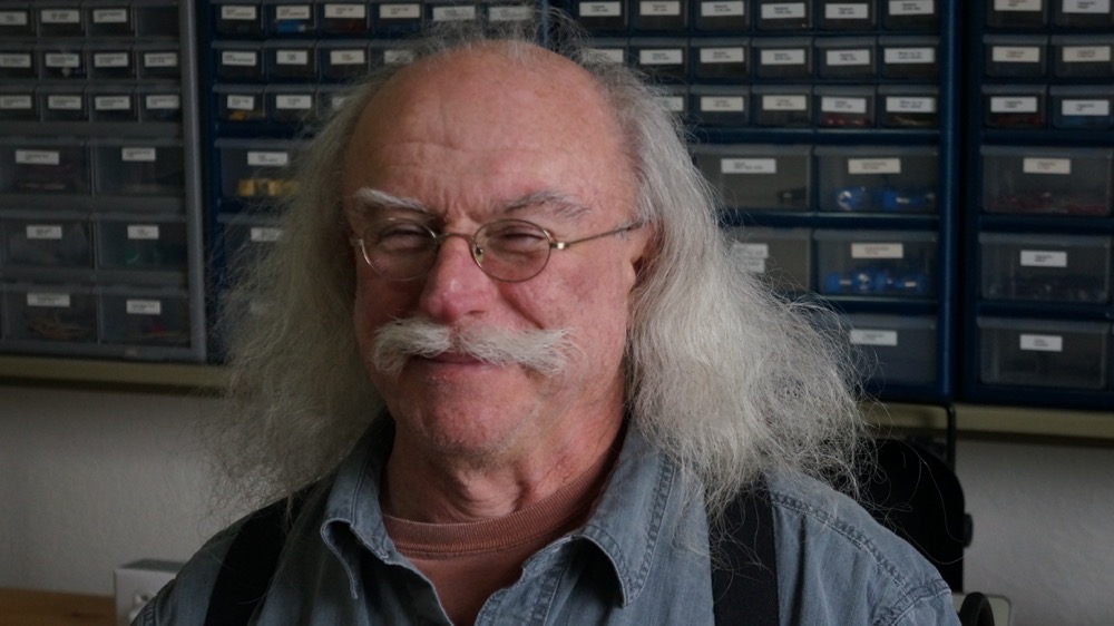 Chief Engineer A.J. Wells is the guy who looks like the late David Crosby.